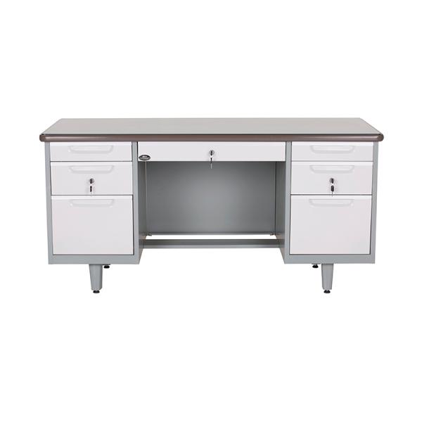 Knocked Down Waterproof Powder Coated Steel Computer Desk