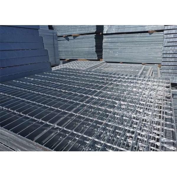 Q235 Steel Anti Rust Metal Grating Platform Flat Bar Type 7mm Thick