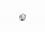 Antique Charm Fashion Jewelry Accessories Stainless Steel Flower Stamped Pandora