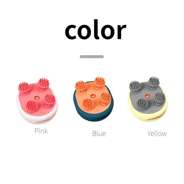 Electric Silicone Head Massager Machine Vibration Head Massager Scalp Massager