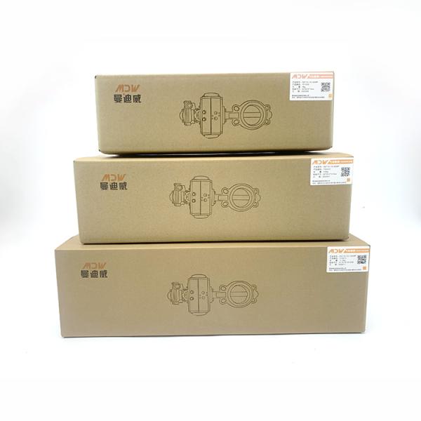 Customized Pneumatic Actuated Butterfly Valve DN50-DN400 For Water Liquid Media