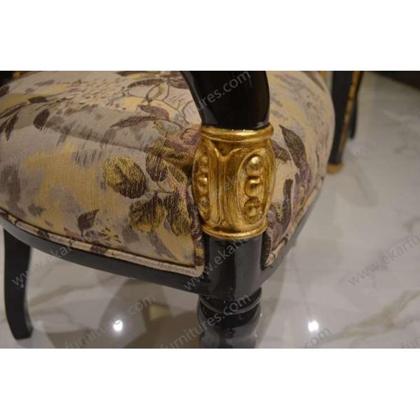 2016 Alibaba Hot sale oval back genuine leather dining chair TV-008