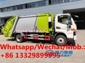 Quality HOT SALE!JAC Junling V7 120KW diesel 8cbm garbage compactor truck, good quality refuse garbage truck supplier in China wholesale