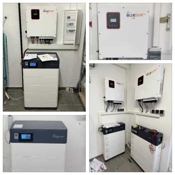 Bluesun Battery 12v Lithium Battery 400ah 300ah 200ah 48v Low Voltage Battery Pack Stacked Use