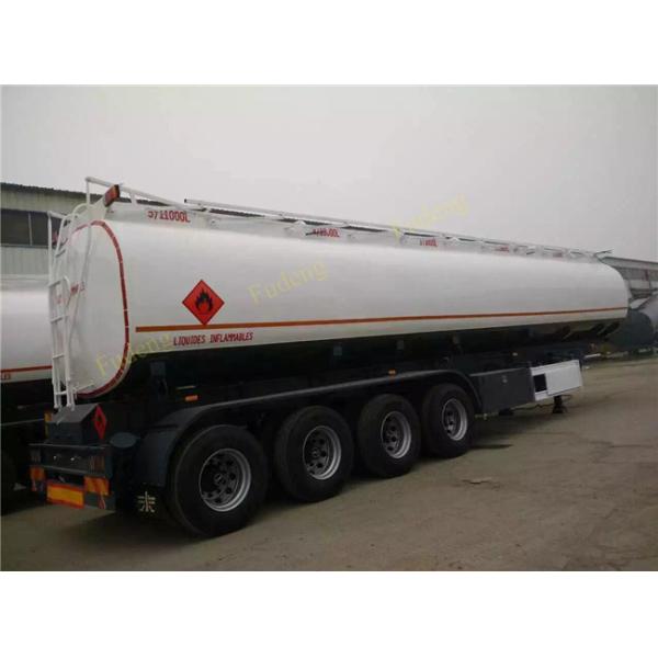 4 Axles Fuel Tanker Semi Trailer 60000 Liters Carbon Steel Tanker Trailer Oil Tanker Truck Trailer