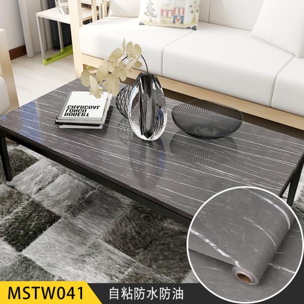 Wallpapers Marble PVC Film Kitchen Cabinet Wallpaper Waterproof Self Adhesive Wall Coating for Counter Top Marble