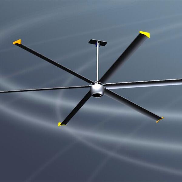 220V 2.4m High Speed Ceiling Fan , Aipukeji Large Warehouse Ceiling Fans