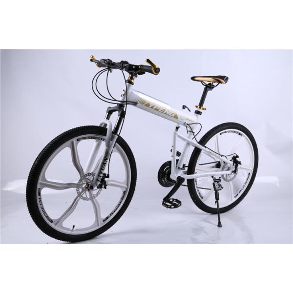 High quality OEM 6 spoke mag one wheel Shimano 24 speed white aluminium alloy folding hummer mountain bicicle