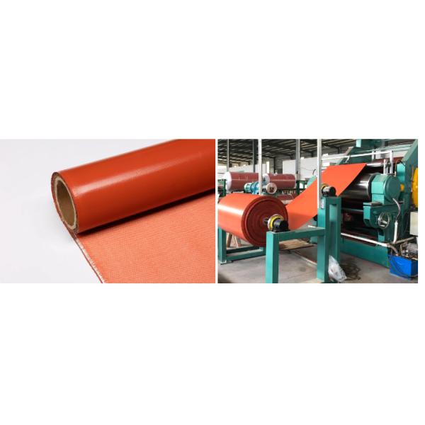 Silicone Coated Heat resistant Fabric on double sides for Automotive interior