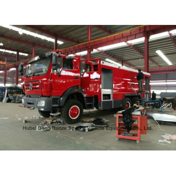 Beiben 2534 RHD /LHD Fire Fighting Water Foam Truck Off Road-6x6 AWD Vehicle EURO3/5