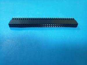 Quality 2.54mm np female header Pin Header Connector H :13.5mm, DIP,Black Color wholesale
