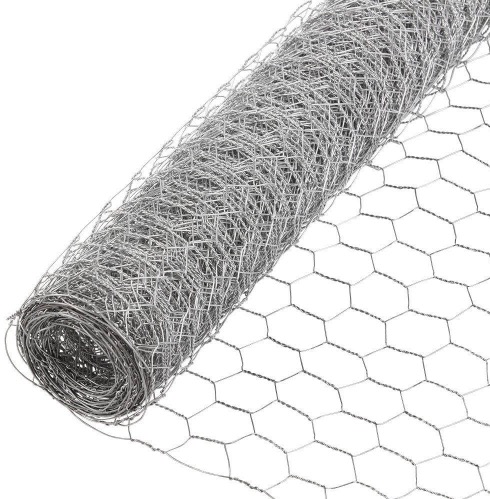 Zinc Coating Hexagonal Wire Mesh / Poultry Mesh Netting 2 Inch 20 Gauge 4 Ft X 50 Ft