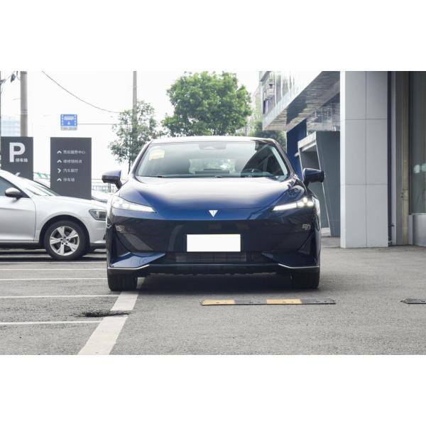 Changan Dark Blue SL03 Sedan Electric Car Mini New Energy Left Side Steering Car