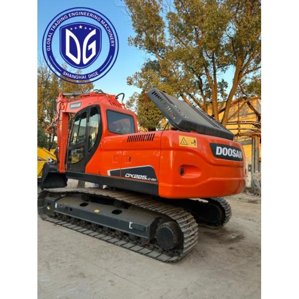 Robust Construction Design DX225 Used Doosan Excavator 22.5 Ton