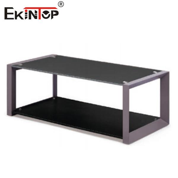 Glass Fiber Functional Coffee Table Built In Shelves For Easy Storage