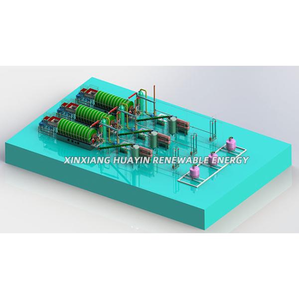 30 Ton Car Tire Pyrolysis Machine To Convert Plastic To Fuel