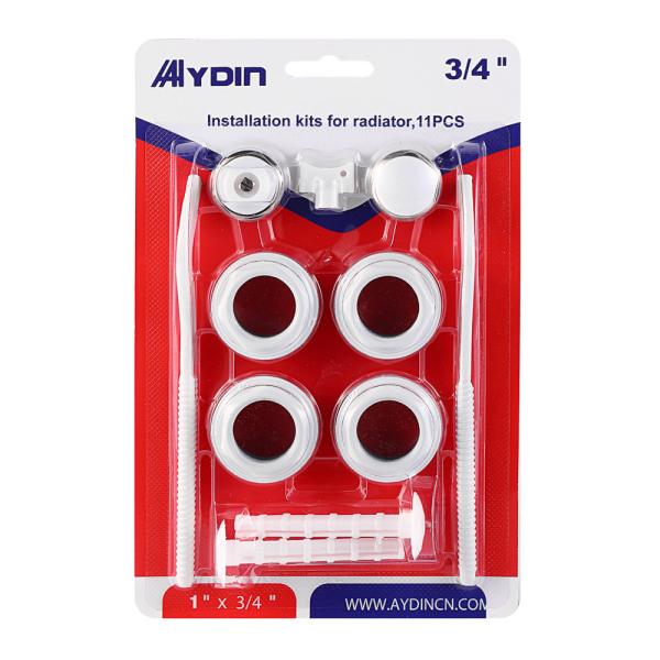 Painted Radiator Accessories 7 / 11 / 13 In 1 Sets 1/2" 3/4"