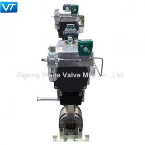 Quality OEM Stainless Steel Flanged Ball Valve With Pneumatic Actuator wholesale