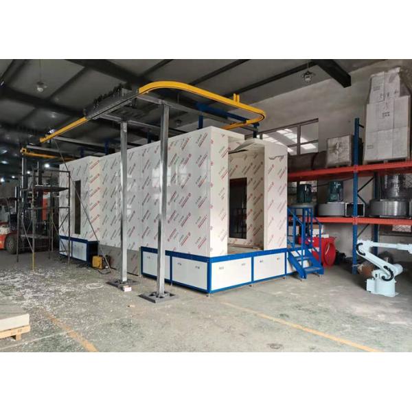 High Speed 99.2% Industrial Powder Coating Paint Booth Modular Design