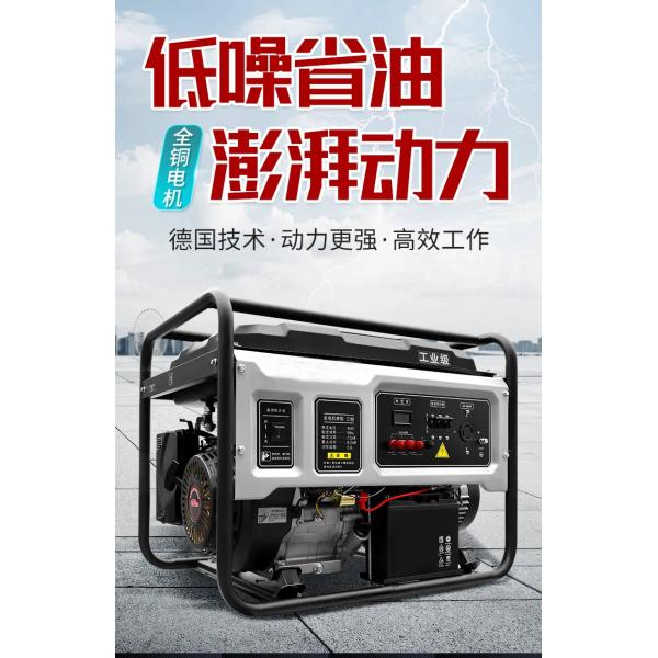 4 Stroke Air Cooled 6.5HP Small Gasoline Generator Single Cylinder