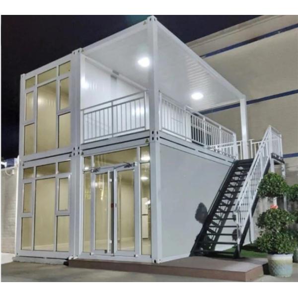 Steel Structure Flat Pack Container House 40ft HQ Standard Size Flat Pack Modular Buildings