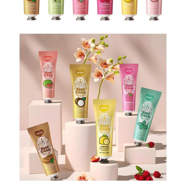 Whitening Organic Moisturizing Hand Cream Anti-Dry Cracking Hydrating Soft Skin Lotion Fragrance Handcream Stock for
