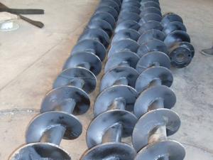 Quality Hollow Stem Flight Augers Piles 20 Inch For Install Casted Piles With CFA System wholesale
