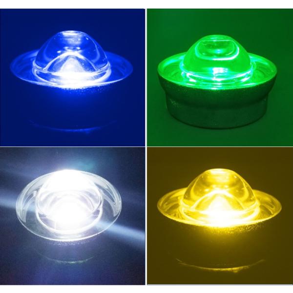 Road Safety Stud High Reflection Solar LED Glass Cat Eye Glass Stud Manufactured