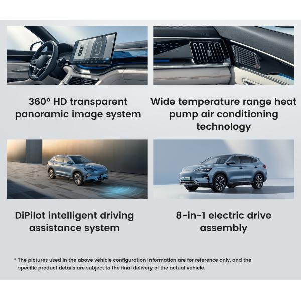 160KW Byd Song Plus EV Car Champion Edition Flagship