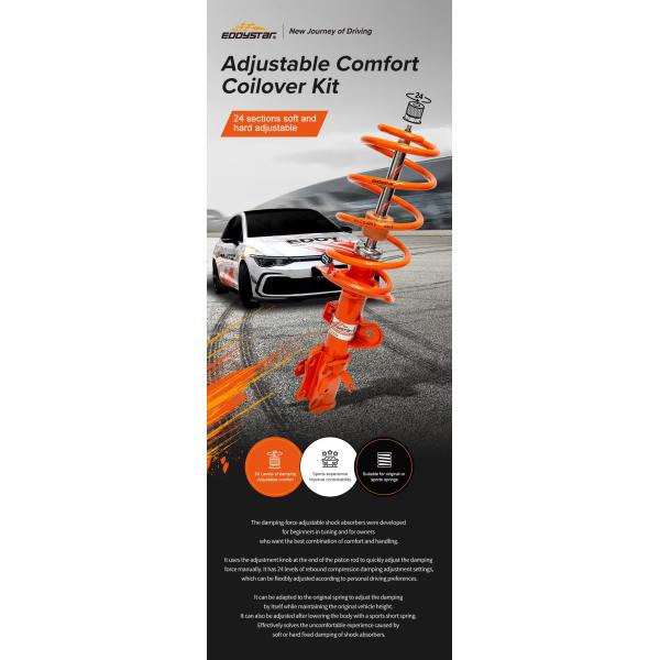 Compact Size Magotan B8 Adjustable Shock Absorber For Smooth Driving