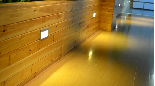 Square Led Mounted Wall Light Recessed 120 Degree Led Stair Lighting