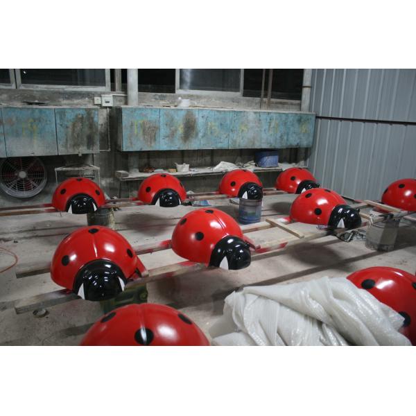 Outdoor Resin Animal Sculpture Seven Star Ladybird Color Custom