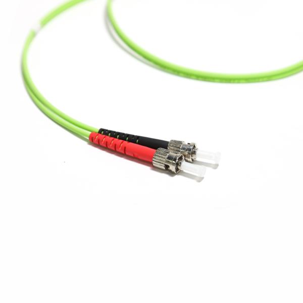 Fibre Optic Cable Multimode ST Duplex MM OM2 50/125 3.0mm Fiber Patch Cord ST-LC UPC, 1M/2M/3M/5M/10M
