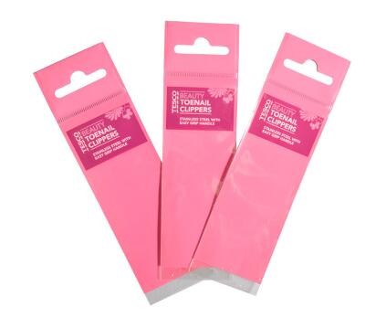 Transparent clear header with self-adhesive PE Plastic Packaging bag for accessory packing