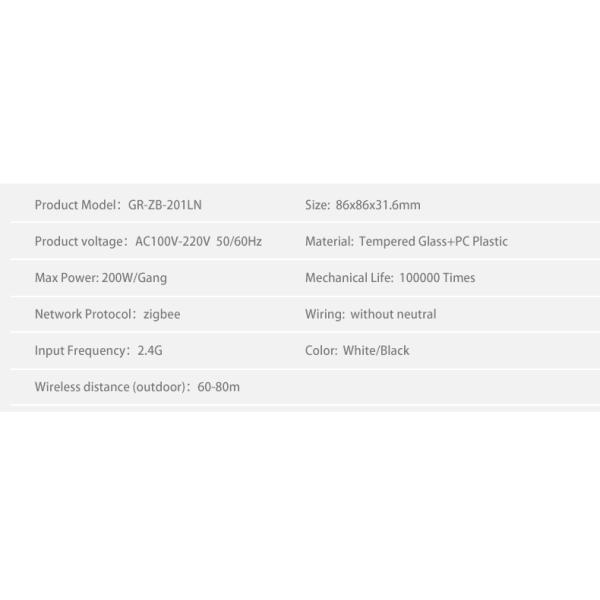 WiFi 240V 2 Gang Tuya Smart Switch With Google Alexa Voice Control