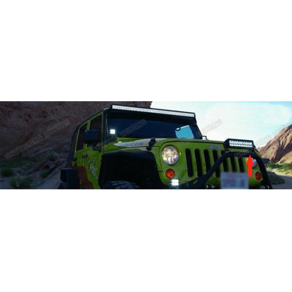 13.5 Inch 72W Cree Double Row LED Light Bar 10 - 30V 6000K PC Lens Anti Corrosion