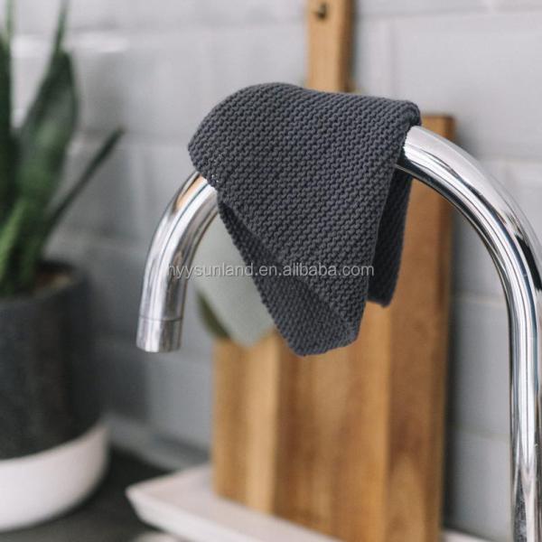 Y-F Crochet Handmade Knit Dishcloths Modern Kitchen Gifts Knitted Cotton Dish Dishcloth