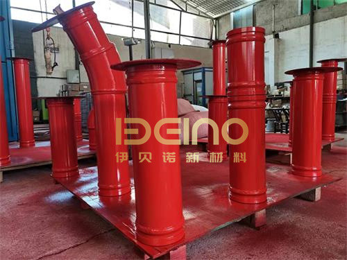 Zirconium Aluminum Concrete Pump Pipeline Seamless Wear Resisting Pump Elbow