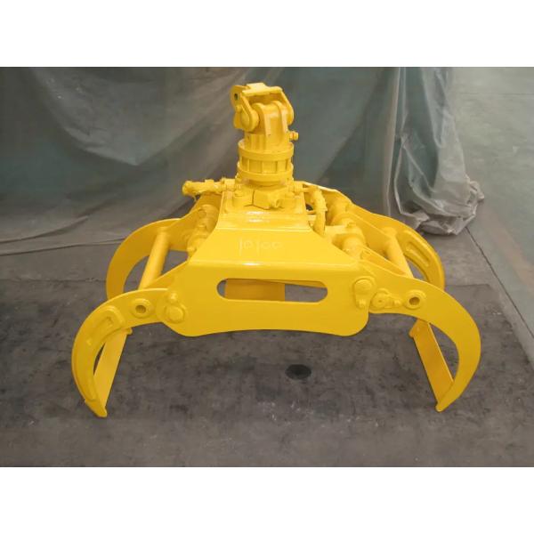Hydraulic 360 Rotating Log Grapple For Excavator Q355B Material