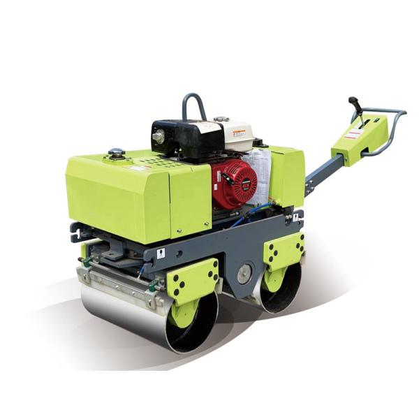 BM80 Walk Behind Single Drum Vibratory Road Roller Yellow/Green