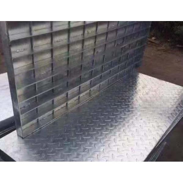 Vertical Carbon Steel Grating 34mm Plug In Galvanized Steel Grating