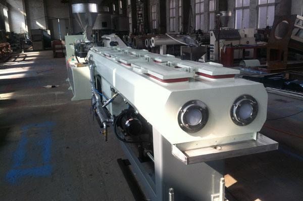 Twin Screw PP PE Twin Pipe Plastic Extrusion Line PVC Electrical Conduit Pipe Making