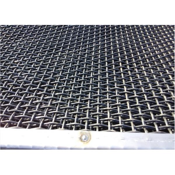 65mn Steel Crimped Wire Mesh Square Hole Length Customized For Sieving