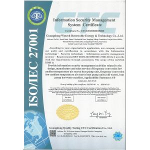 Guangdong Wotech Renewable Energy & Technology Co., Ltd. Certifications