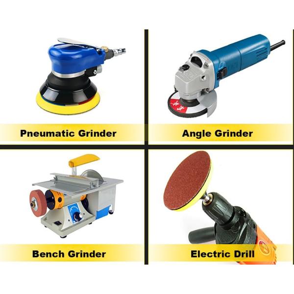 Sandpaper 6 Inch Round Porous Abrasive Sanding Disc for Car and Metal