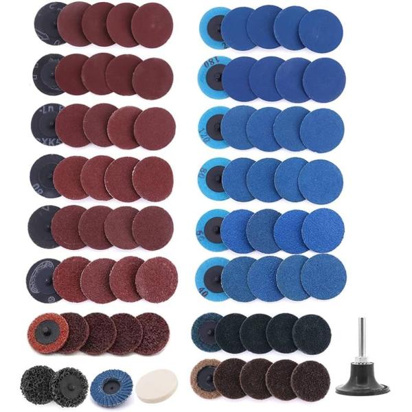 Rolco Sanding Disc Pad Holder Aluminum / Silicon Carbide / Zirconia Sanding Pads