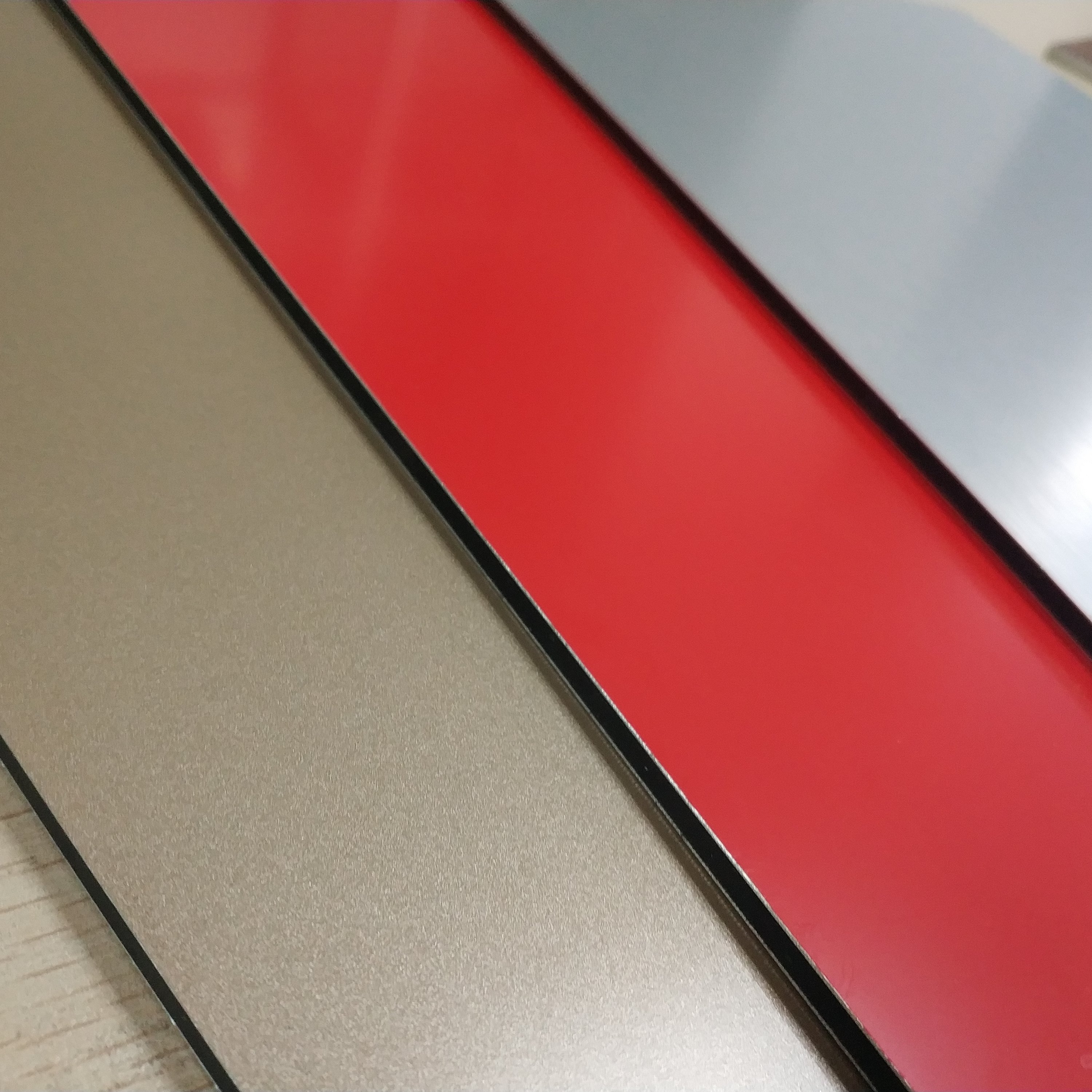 ACP High Gloss Aluminium Composite Panel 2mm Drawing Process Exterior Wall
