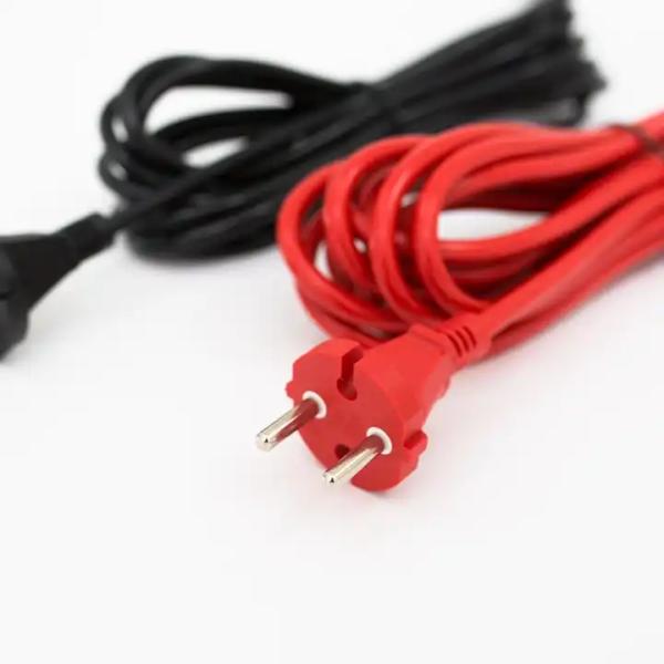 European eu 2 pin pvc Power Cord Cable VDE Male to Female Power Extension Cord Cable for electrical