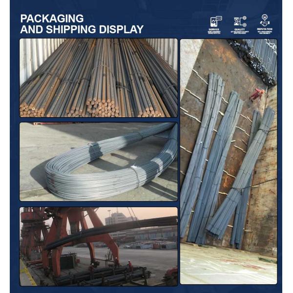 China Factory Cost-Effective HRB335 HRB400 HRB500 Steel Rebars for Building Reinforced Concrete Foundations Hot Rolled Long Bars