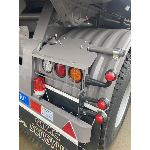 CIMC 40 Cubic Side Tipper End Dump Truck Trailer 3-Axis Steel Semi-Trailer